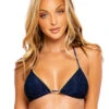 Top Luxe Stitch Ruched Stardust Midnight Blue