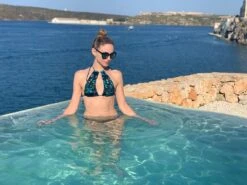 Printed Black Crop Top - Top Luce Decote -Agua de Coco Shop shop social 2263 1563417865