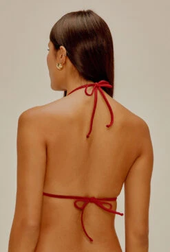 Agua De Coco Top Bikini Buttons Vermelho -Agua de Coco Shop top adc top bikini buttons vermelho 3