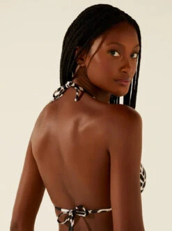 Agua De Coco Top Bikini Giraffe Bw -Agua de Coco Shop top adc top bikini giraffe bw 3