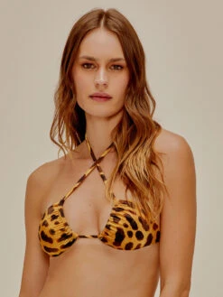 Agua De Coco Top Classic Onca Amarelo