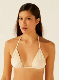 Agua De Coco Top Cortininha Lacinho Perolas