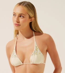 Agua De Coco Top Lacinho Cristais Pedraria