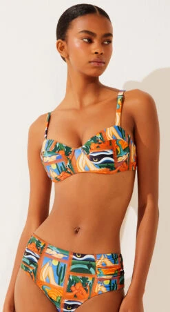 Agua De Coco Top Larga Quadros Bordados -Agua de Coco Shop top adc top larga quadros bordados 2