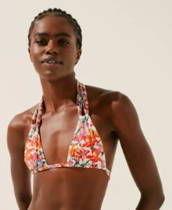 Agua De Coco Top Media Franzida Floral Ikat -Agua de Coco Shop top adc top media franzida floral ikat 2