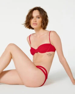 Top Chandon Crispy Vermelho -Agua de Coco Shop top blueman top chandon crispy vermelho 3