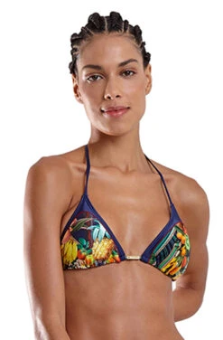 Multicolored Tropical Sliding Triangle Top - Top Iceberg Iquitos