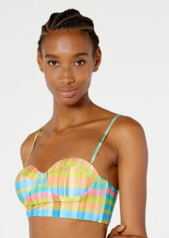 Top Laise Hot Xadrez Candy -Agua de Coco Shop top blueman top laise hot xadrez candy 3