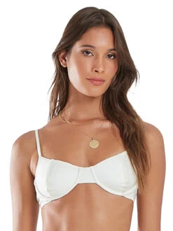 Top Pepe Liso Off White