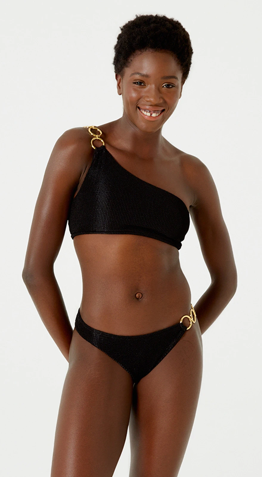 Top Textura Wavy Shine Preto 2 Top Textura Wavy Shine Preto - Image 2