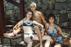 Tricolor Jeans Bikini Top - Top Venus Jeans -Agua de Coco Shop top blueman top venus jeans 8