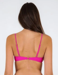 Top Cotele-amaranto Balconet-pushup -Agua de Coco Shop top cotele amaranto balconet pushup 2