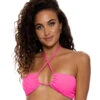 Top Drawstring Diamond Girl Shocking Pink