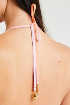 Top Cortininha Lacinho Degrade Sunrise -Agua de Coco Shop top emi top cortininha lacinho degrade sunrise 2