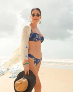 Top Hot Toile De Jouy Azul 7 Top Hot Toile De Jouy Azul -Agua de Coco Shop top emi top hot toile de jouy azul 2