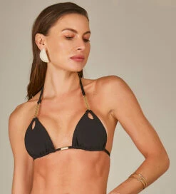 Top Biquini Monaco Black