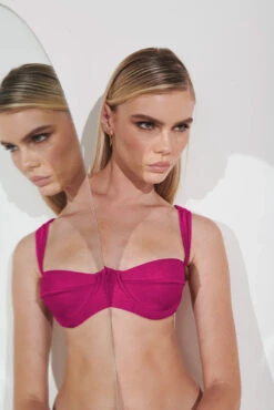 Top Biquini Galea Magenta -Agua de Coco Shop top inti top biquini galea magenta 2