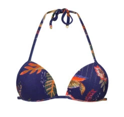 Top Cheeky Tupiniquim Marinho