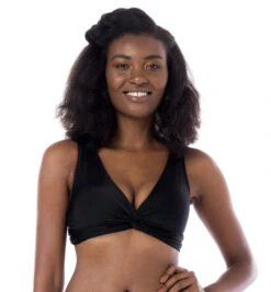 Top Cropped Ripple Preto