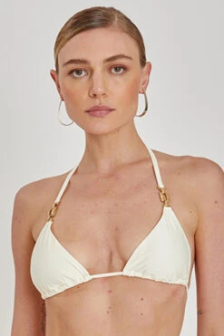 Top Detailed Thin Off White