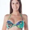 Top Bolha Drape Jaguatirica