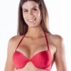 Red Push-up Balconette Bikini With Underwire - Top Bolha Drapeada Fio Ibis