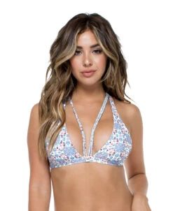 Strappy Reversible Triangle Scarf Top - Top Azucar Reversible -Agua de Coco Shop top lulifama top azucar reversible 3