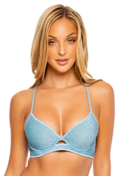 Top Luxe Stitch Peek A Boo Stardust Celestial Blue