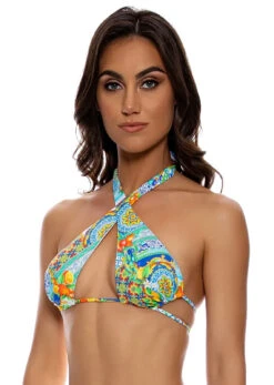 Top Cross Diamond Amalfi -Agua de Coco Shop top lulifama top cross diamond amalfi 2