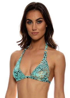 Top Full Ruched Animale Aqua -Agua de Coco Shop top lulifama top full ruched animale aqua 2