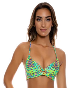 Top High Oasis Babe Multi Green -Agua de Coco Shop top lulifama top high oasis babe multi green 3
