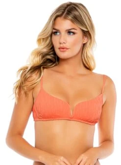 Top River Bralette Costal Coral