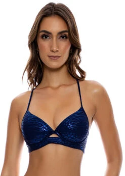 Top Underwire Lux Midnight Blue -Agua de Coco Shop top lulifama top underwire lux midnight blue 3