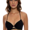 Top Underwire Stardust Black