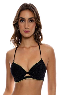 Top Underwire Stardust Black -Agua de Coco Shop top lulifama top underwire stardust black 2