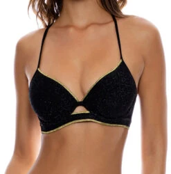 Top Underwire Stardust Black -Agua de Coco Shop top lulifama top underwire stardust black 4