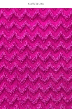 Top Wavy Ruched Capri Fuchsia -Agua de Coco Shop top lulifama top wavy ruched capri fuchsia 4