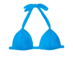 Blue Padded Triangle Bikini Top - Blue Tri Fixo