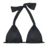 Black Scarf Triangle Top With Removable Foam - Soutien Ambra Mel Preto