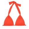 Red Scarf Triangle Top With Removable Foam - Soutien Ambra Mel Urucum