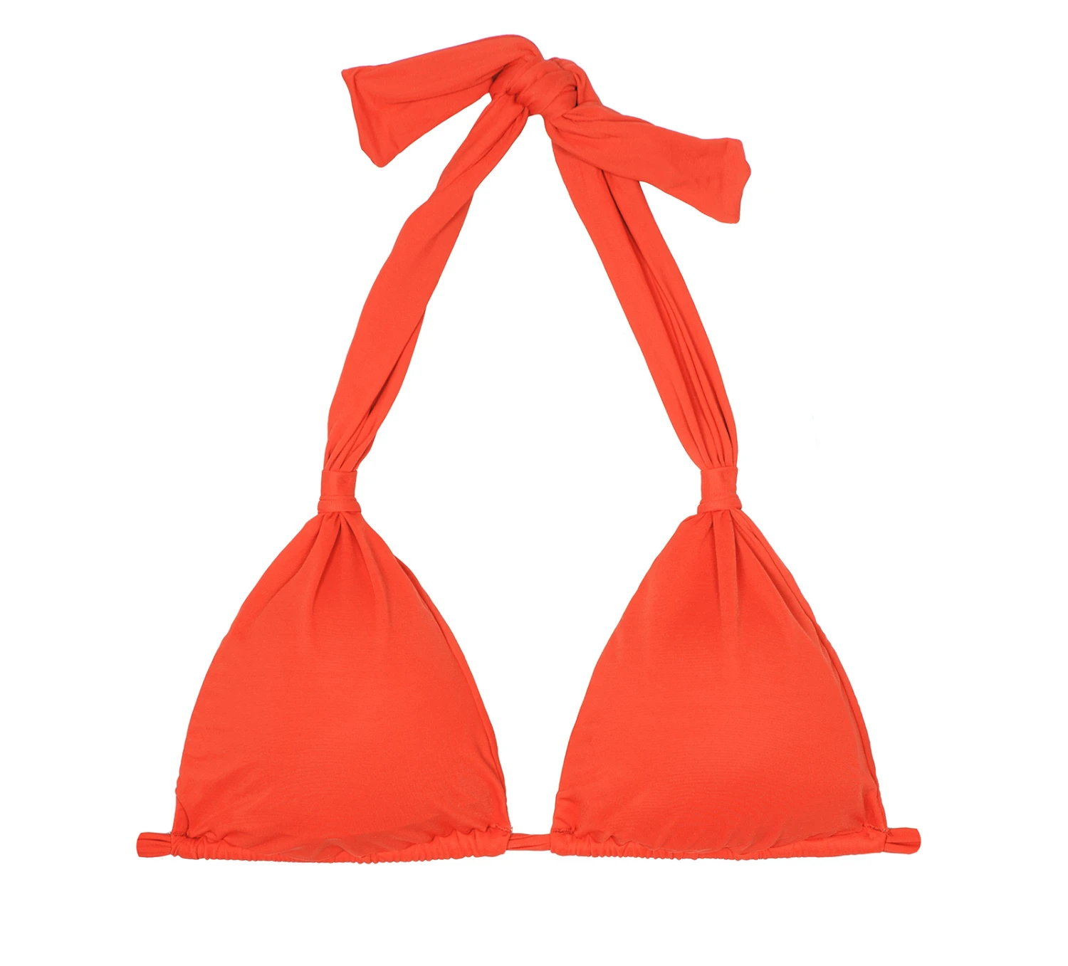 Red Scarf Triangle Top With Removable Foam - Soutien Ambra Mel Urucum 1 Red Scarf Triangle Top With Removable Foam - Soutien Ambra Mel Urucum