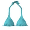Sliding Blue Triangle Bikini Top - Tahiti Cortinao
