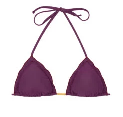 Accessorized Plum Bikini Top - Top Ambra Sublime Frufru