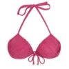 Textured Fuchsia Pink Balconette Top - Top Cloque Lichia Balconet