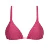 Adjustable Fuchsia Pink Triangle Top With Straight Straps - Top Cloque Lichia Cheeky