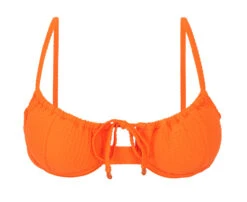Top Dots-orange Balconet-tie -Agua de Coco Shop top riodesol top dots orange balconet tie 3