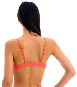 Embossed Textured Coral Pink Front-tie Top - Top Dots-tabata Mila -Agua de Coco Shop top riodesol top dots tabata mila 2