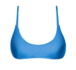 Textured Blue Bralette Top - Top Eden-enseada Bralette