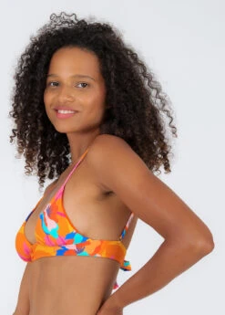 Top Orange-bloom Tri-cos -Agua de Coco Shop top riodesol top orange bloom tri cos 3