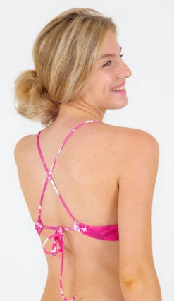 Top Pink-palms Bralette -Agua de Coco Shop top riodesol top pink palms bralette 2